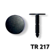 TR217 -25 or 100 / Shield Retainer (1/4" Hole) 